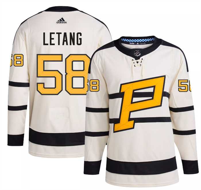Men's Pittsburgh Penguins #58 Kris Letang Cream 2023 Winter Classic Stitched Jersey Dzhi,We sell and wholesale Men's Pittsburgh Penguins #58 Kris Letang Cream 2023 Winter Classic Stitched Jersey Dzhi on line form chian!